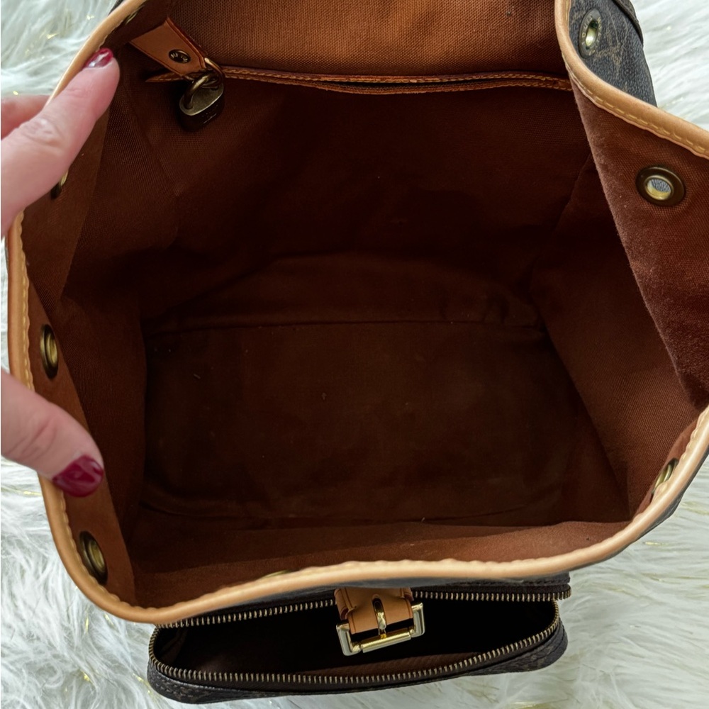 Louis Vuitton Brown Monogram Montsouris Backpack GM MINT condition! - Picture 8 of 16